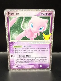 Pokemon Card TCG Mew ex 88/92 Celebrations: Classic Collection Holo Rare NM - Image 1