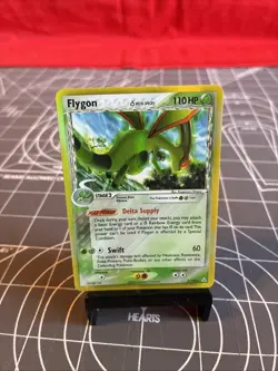 2006 Pokemon Flygon Delta Species 7/110 Holo Card w/ Rare Print Dot Error - Image 1