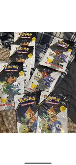 Lot Of 2 Packs Trainer Large Cards Pokemon Private Item - Image 1