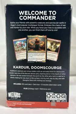 MTG Commander Deck Chaos Incarnate - Kardur Doomscourge - Factory Sealed - Image 2