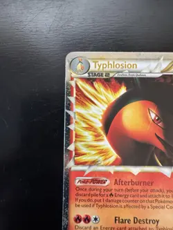 Typhlosion 110/123 Prime Holo Rare HGSS Heartgold Soulsilver Pokemon Card NM - Image 2