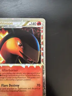 Typhlosion 110/123 Prime Holo Rare HGSS Heartgold Soulsilver Pokemon Card NM - Image 3