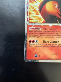 Typhlosion 110/123 Prime Holo Rare HGSS Heartgold Soulsilver Pokemon Card NM - Image 5