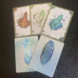 Set 5 Crystal Card Promo Final Fantasy Trading Game Exclusive Square Enix Japan - Image 2