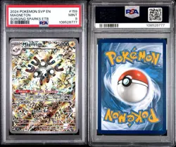 PSA 9 MINT Magneton 159 Sv: Scarlet & Violet ETB Promo Card Holo 2024 - Image 3