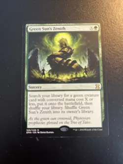 Green Sun's Zenith Eternal Masters Magic Card Regular Near Mint Condition - Image 2