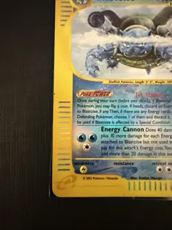 Pokemon TCG Blastoise Expedition Base Set Reverse Holo Holo Rare Card 4/165 - Image 5