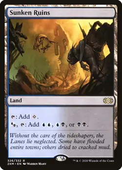 Sunken Ruins [Double Masters] Magic MTG - Image 1