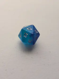 Blue Nebula Oversized Spindown Life Counter Dice MTG Edge Of Eternities - Image 2