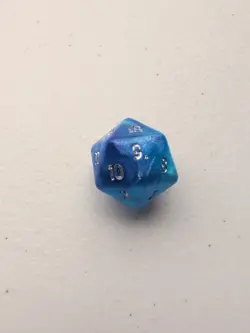 Blue Nebula Oversized Spindown Life Counter Dice MTG Edge Of Eternities - Image 3
