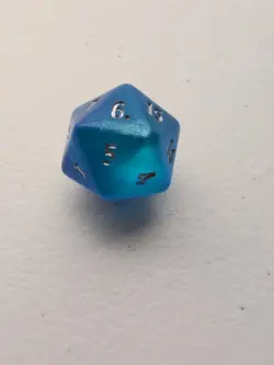 Blue Nebula Oversized Spindown Life Counter Dice MTG Edge Of Eternities - Image 4