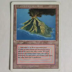 Volcanic Island - HP - Revised Edition 3ED - MTG - Image 1