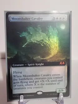 Moonshaker Cavalry (Extended Art) Wilds of Eldraine Foil - Image 1