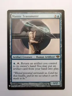 MTG Master Transmuter (LIST) The List Reprints Regular Rare 31/145 - Image 1