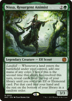Nissa, Resurgent Animist [March of the Machine: The Aftermath] Magic MTG - Image 1