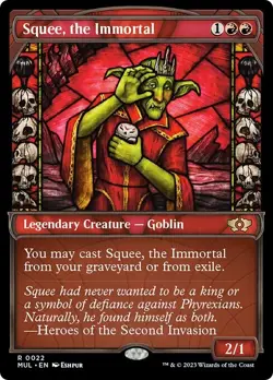 SQUEE, THE IMMORTAL x4 mtg NM-M Multiverse Legends 4 Rare - Image 1