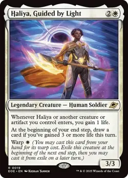 Haliya, Guided by Light (0019) - Edge of Eternities - Rare - Image 1