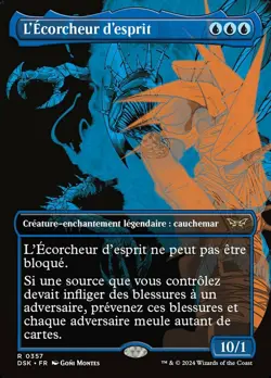 Near Mint, English - 1 x MTG The Mindskinner - Borderless Double Exposure Duskmo - Image 1