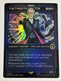 MTG Universes Beyond: Doctor Who The Twelfth Doctor Showcase Foil 0563 NM Rare - Image 1