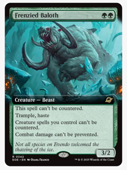 Frenzied Baloth (Extended Art) Edge of Eternities Foil, NM, Fast Shipping - Image 2