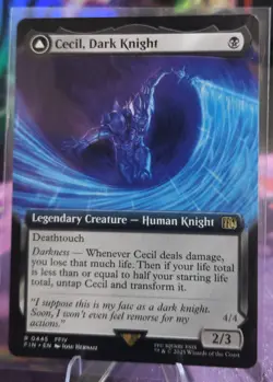 Cecil Dark Knight Extended Art R Regular #445 Final Fantasy Fin, MTG - Image 1