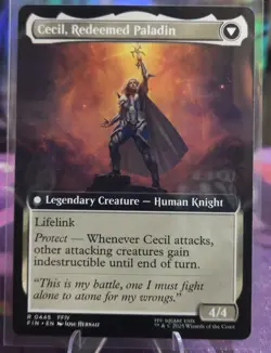 Cecil Dark Knight Extended Art R Regular #445 Final Fantasy Fin, MTG - Image 2