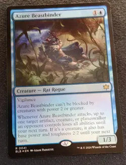 Azure Beastbinder - Foil - BLB - MTG - NM Unplayed - EN - 0041 - Image 1
