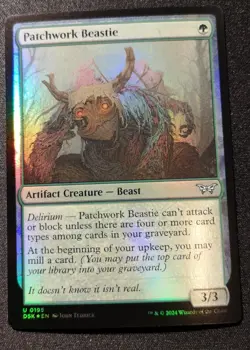 Patchwork Beastie - Foil - DSK - MTG - EN - NM - 0195 - Image 1