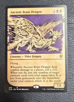 Ancient Brass Dragon (Showcase) Commander Legends: Battle for Baldur's Gate - Image 1