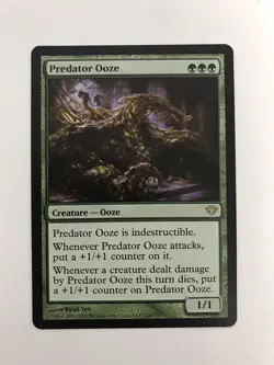 Predator Ooze MTG Magic the Gathering Card LP Lightly Played Dark Ascension - Image 1