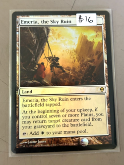 (N) #44M - Vintage Rare Magic: The Gathering Card "Emeria, The Sky Ruin" - Image 1