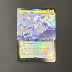Mtg Absolute Virtue Foil Extension English Card Play Condition - Image 1
