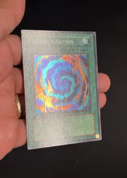 Yugioh Polymerization LOB-059 Super Rare 1st Edition WAVY Print - Image 4