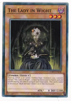 Yu-Gi-Oh! TCG The Lady in Wight LODT-EN038 Short Print Common Unlimited - NM - Image 1