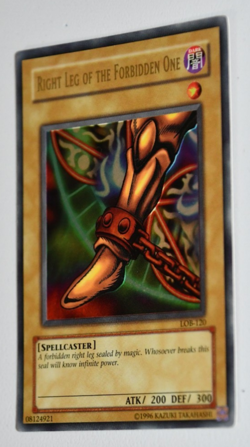 Right Leg of the Forbidden One LOB-120, Unlimited, Rare-Holo, Near Mint - Image 3