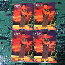 TV4 Brock Topps Pokemon Character Card TV Animation Series 1 4 - Image 1