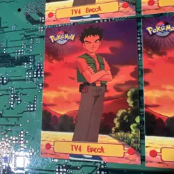 TV4 Brock Topps Pokemon Character Card TV Animation Series 1 4 - Image 4