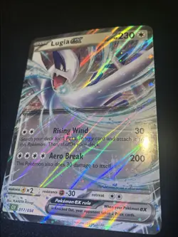 Lugia EX Jumbo Card 017/034 Holo Combined Powers Pokemon TCG English - Image 2