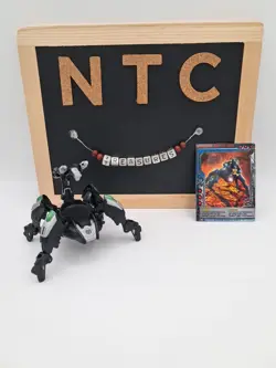 Bakugan Darkus Clawbruk Battle Suit Mechtanium Surge Rare VHTF W/ Card - Image 1
