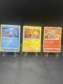 Moltres 021/172 Articuno 036/195 Zapdos 048/185 COSMOS HOLO 3 Pokemon Card Set - Image 1