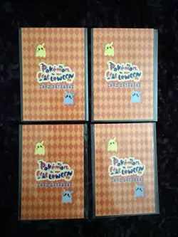 Pokemon Halloween Card Database Set of 4 Gengar Pikachu & Eevee - Image 2