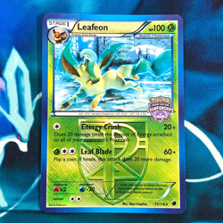 Leafeon - 11/116 - State Championships Promo Rare Holo - Pokemon Card - MP - Image 1