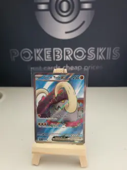 Great Tusk ex 230/198 Scarlet And Violet Base Ultra Rare Full Art Pokemon Card - Image 1