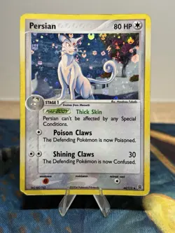 Persian 44/112 Ex FireRed & LeafGreen Reverse Holo Foil Stamped Era Pokemon Card - Image 1