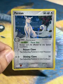 Persian 44/112 Ex FireRed & LeafGreen Reverse Holo Foil Stamped Era Pokemon Card - Image 3
