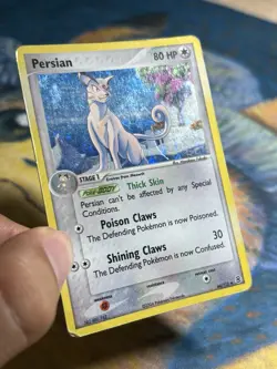 Persian 44/112 Ex FireRed & LeafGreen Reverse Holo Foil Stamped Era Pokemon Card - Image 4