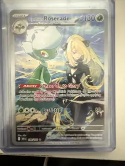 Cynthia's Roserade Pokemon Card - Cheer On to Glory Ability - Image 1