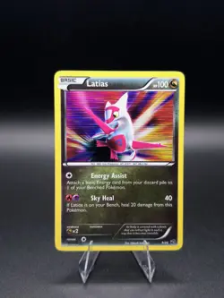 Latias 9/20 Black And White Dragon Vault Holo Pokemon Card Dragon Type - Image 1