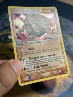 Golem 6/92 Ex Legend Maker Stamped Reverse Holo Foil Pokemon Card - Image 4
