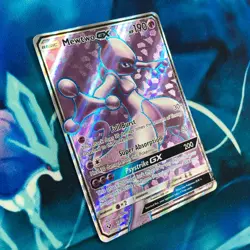 Mewtwo GX - 72/73 - Full Art Rare Shining Legends - Pokemon Card - NM - Image 3